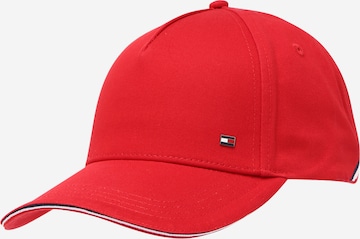 Casquette TOMMY HILFIGER en rouge : devant