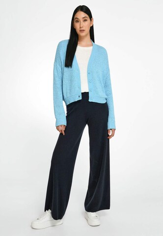 Peter Hahn Knit Cardigan in Blue