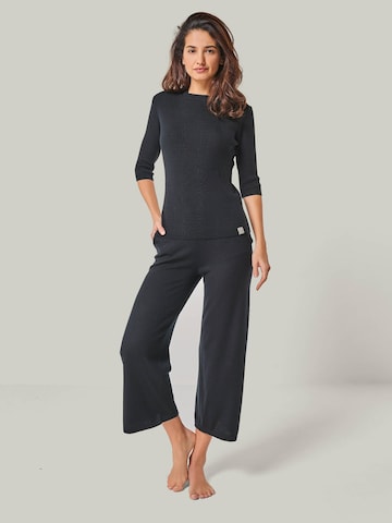 Pull-over 'PULLOVER DARIA - Kurzarm Pullover mit Stehkragen' YOU LOOK PERFECT en noir