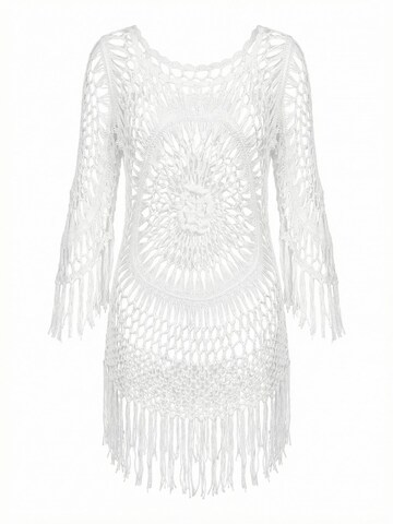 Cupshe Beach Dress 'FC30238W' in White: front