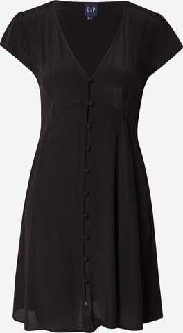 Robe-chemise GAP en noir : devant