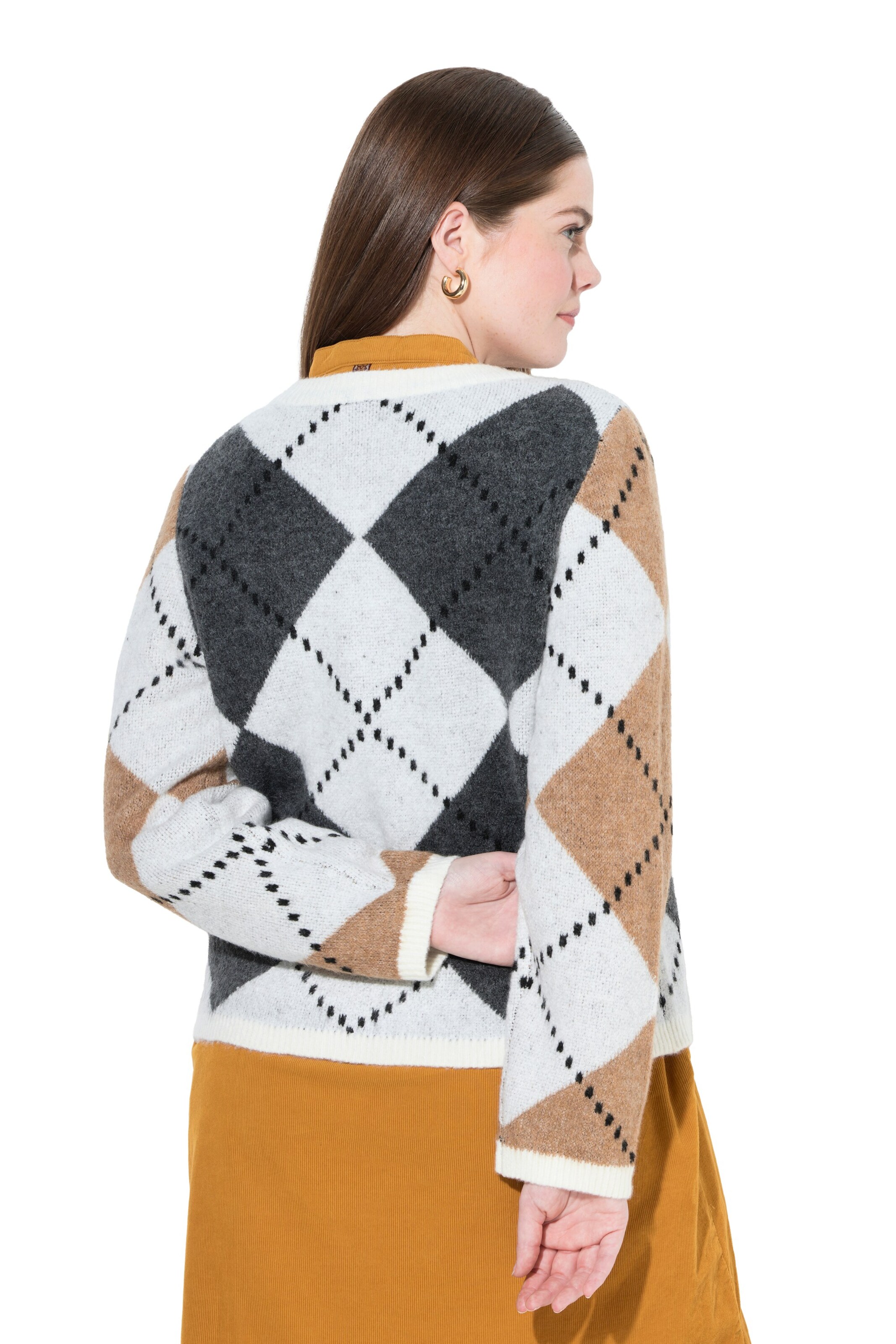 Ulla Popken Strickjacke in Mischfarben