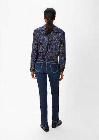 comma casual identity Skinny Jeans in Blauw: terug