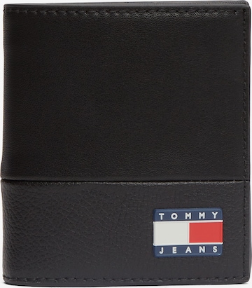 Tommy Jeans - Cartera 'HERITAGE' en negro: frente