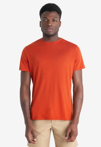 ICEBREAKER Функциональная футболка 'Cool-Lite Sphere III' в Красный: спереди