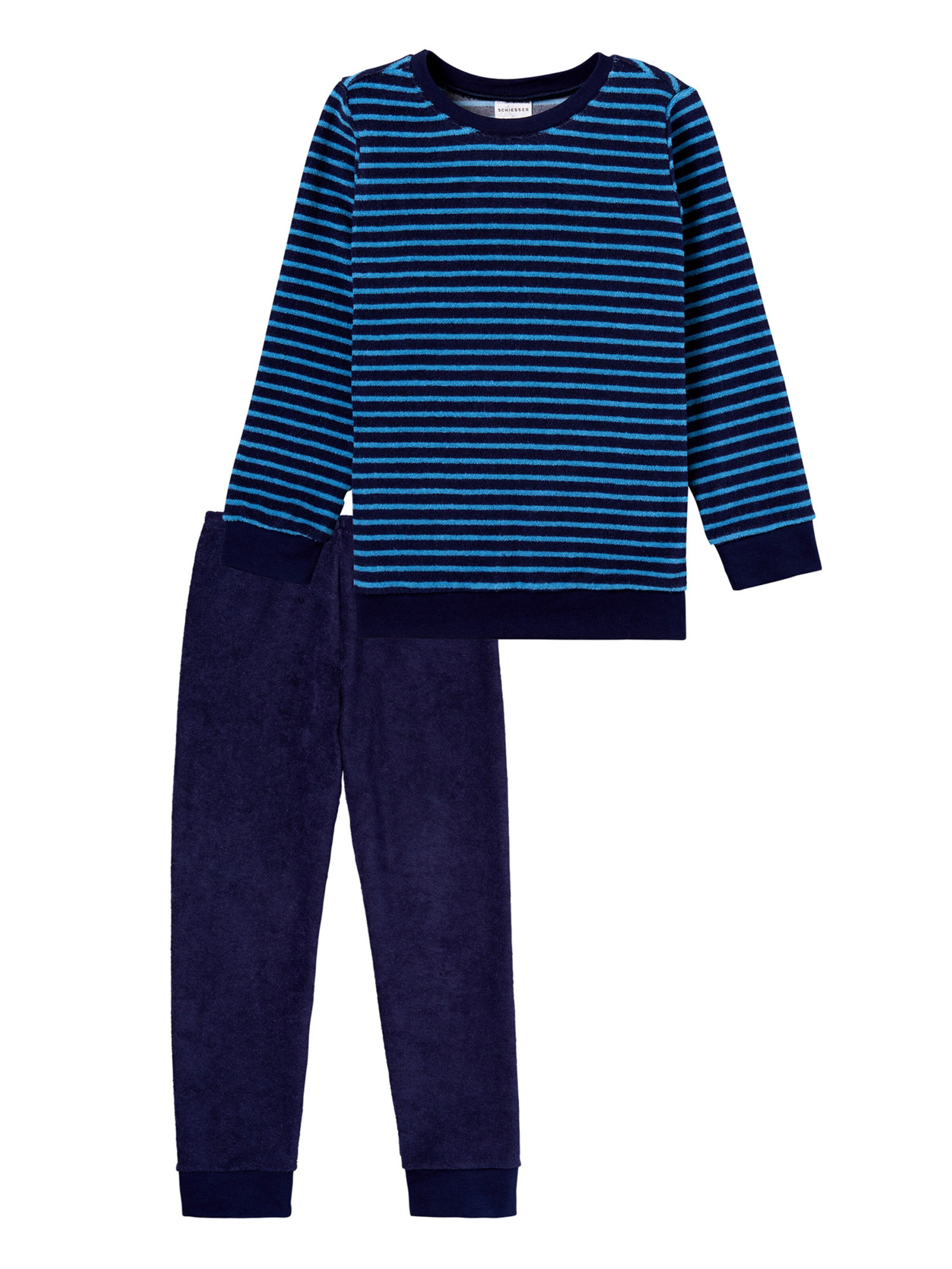 SCHIESSER Schlafanzug in Blau: Vorderseite