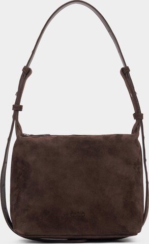 Estro Schultertasche '9811' in Braun: Vorderseite