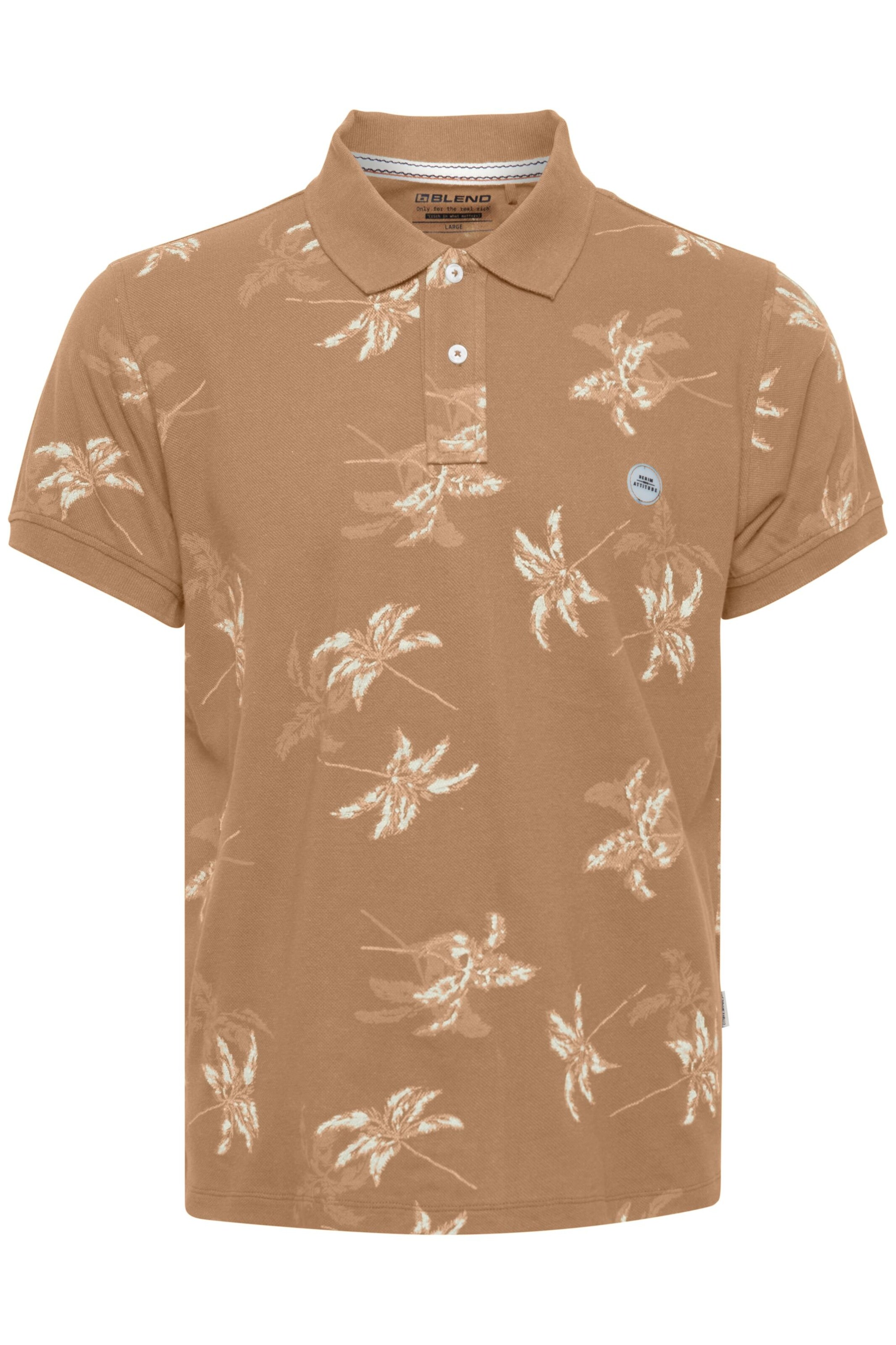 T-Shirt BLEND en marron : devant