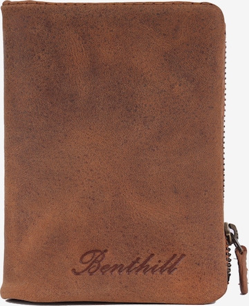 Benthill Wallet in Brown: front