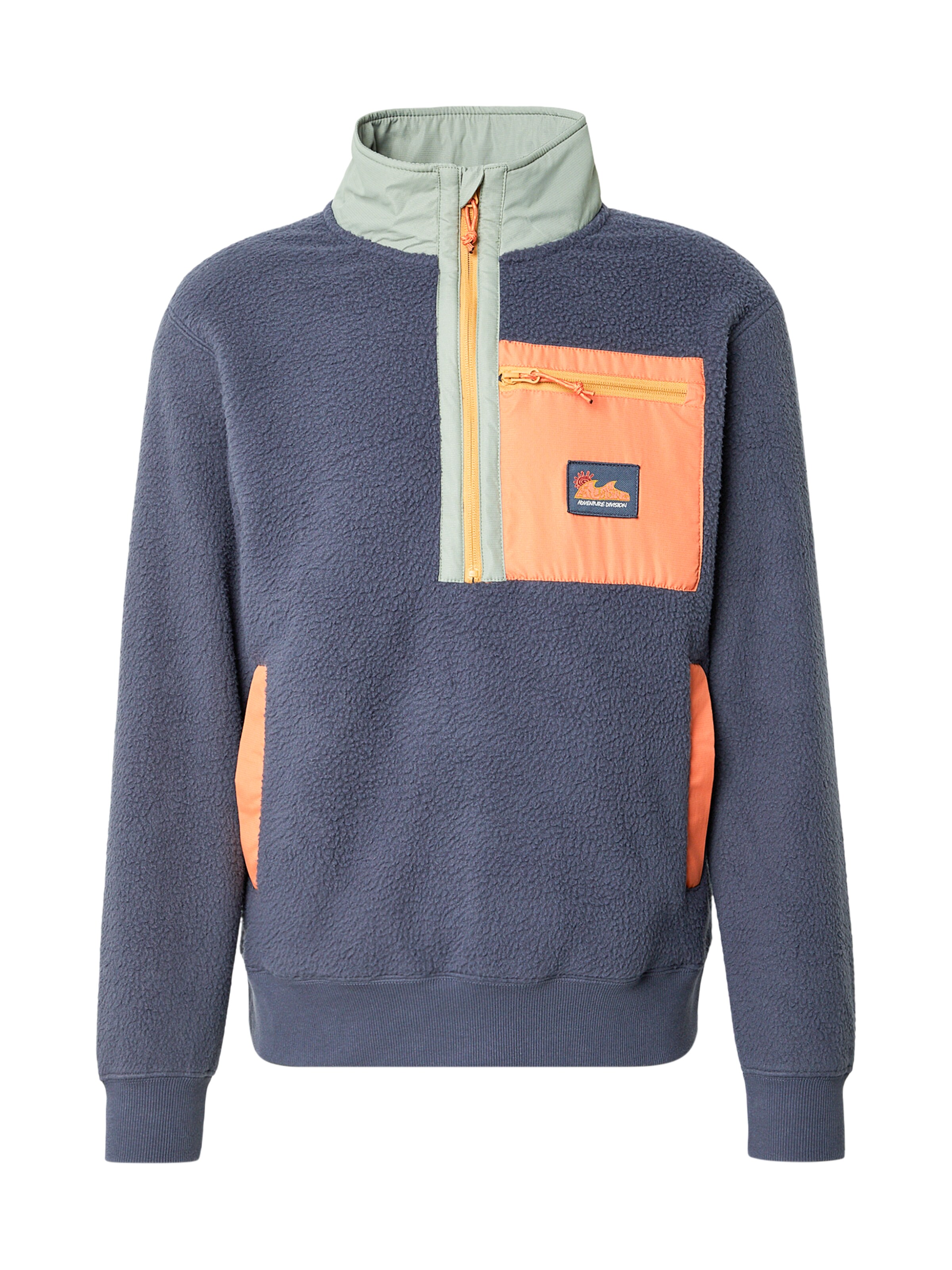 BILLABONG Спортивная кофта в Синий: спереди