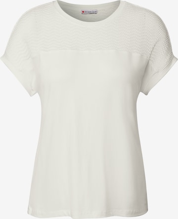 STREET ONE Shirt in White: front