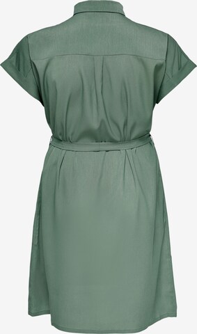 ONLY Carmakoma - Vestido camisero 'Diega' en verde