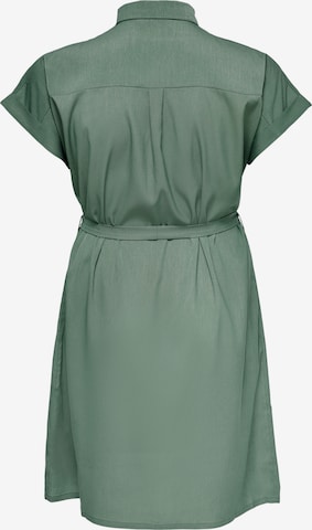 ONLY Carmakoma Shirt Dress 'Diega' in Green