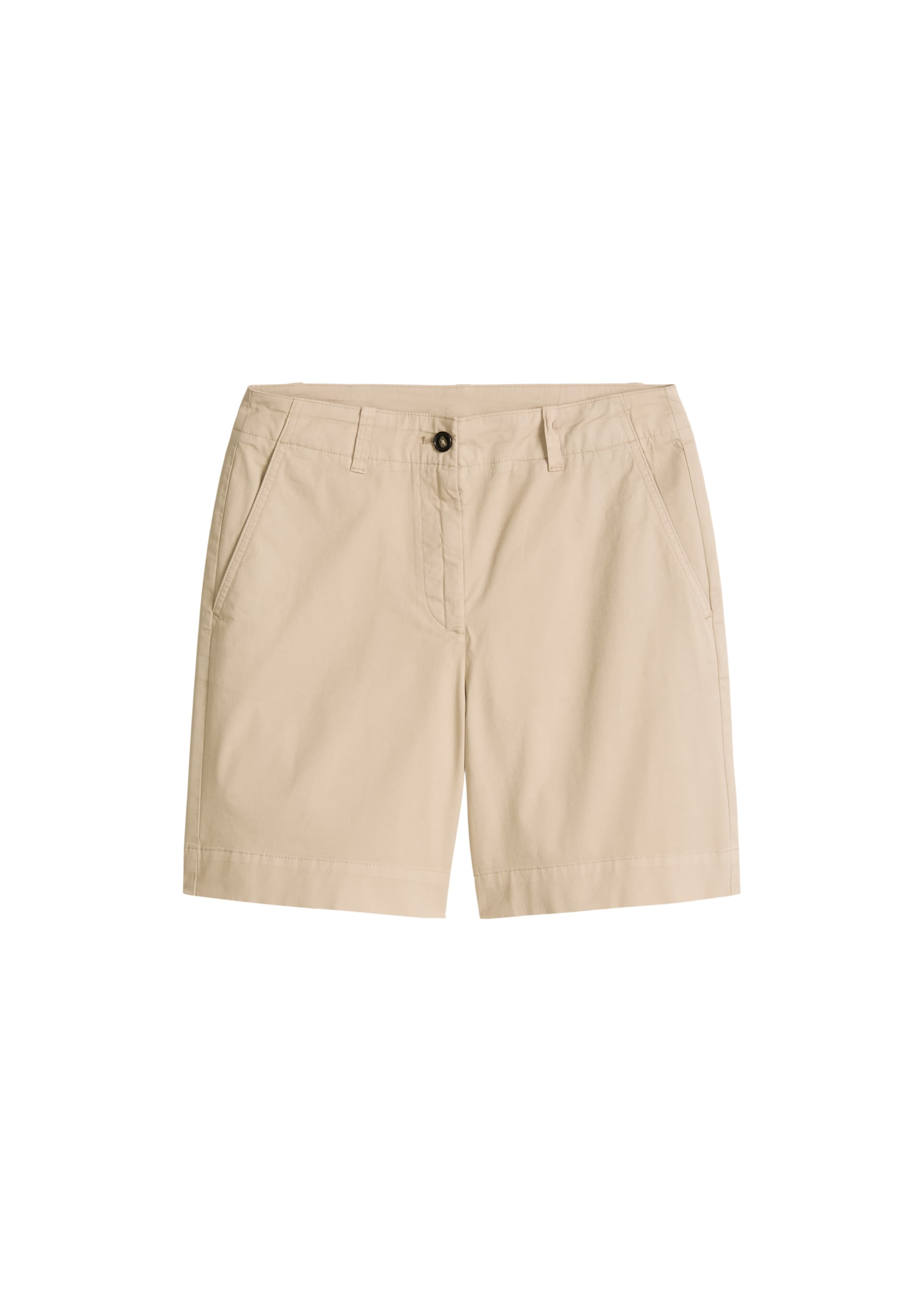 Wide Leg Pantalon chino Marc O'Polo en beige : devant