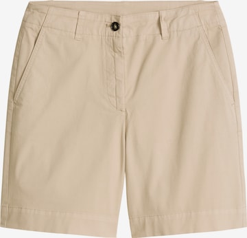 Marc O'Polo Wide leg Chino in Beige: voorkant