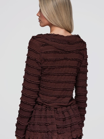 Ombre Blouse in Bruin