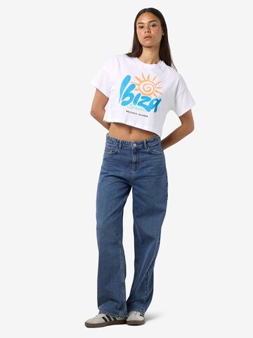 T-shirt 'NMALENA IBIZA' Noisy may en blanc