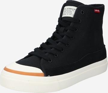 LEVI'S ® Magas szárú sportcipők 'Square' - fekete: elől