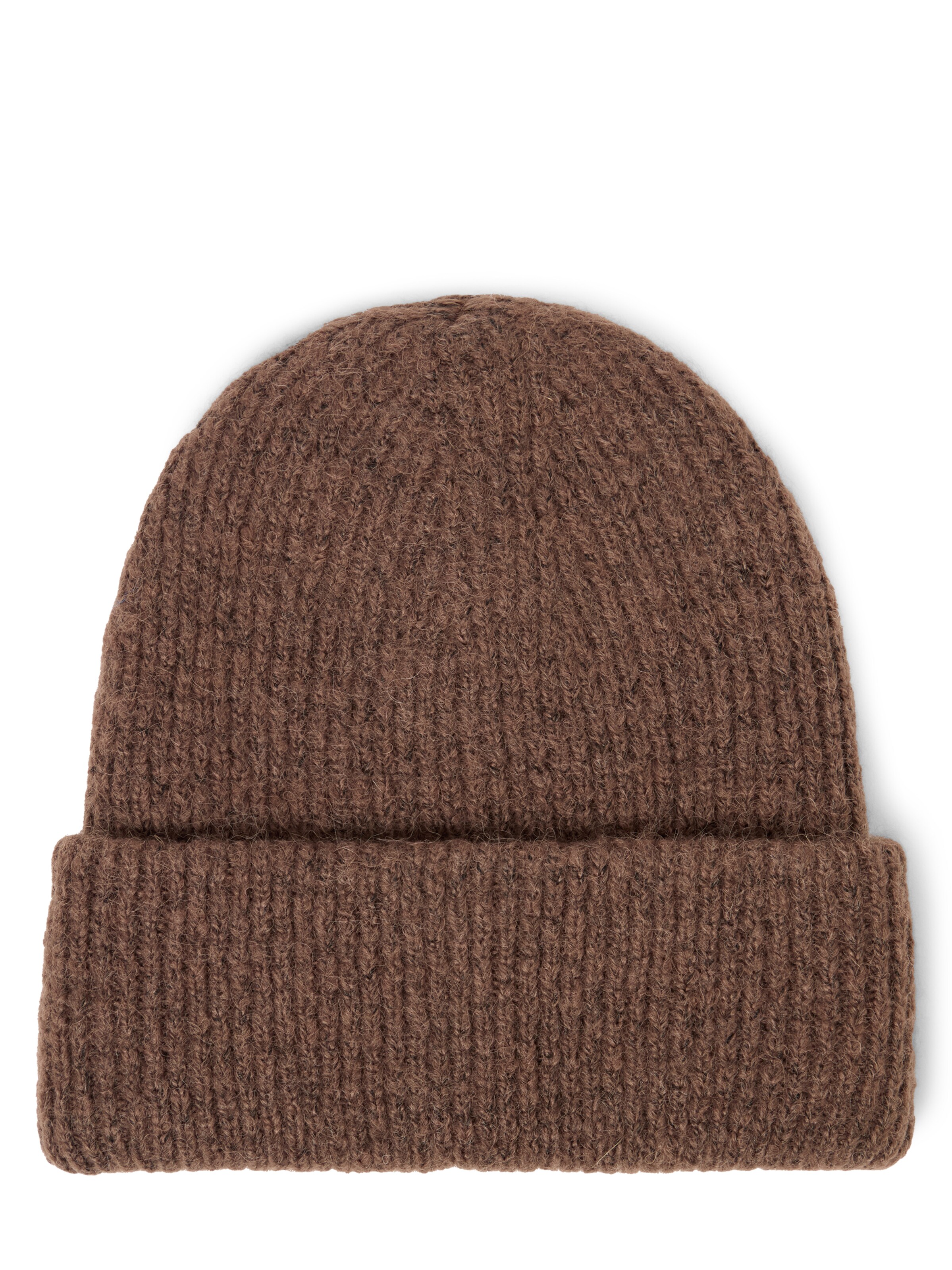 Marie Lund Beanie in Brown: front