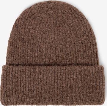 Marie Lund Beanie in Brown: front