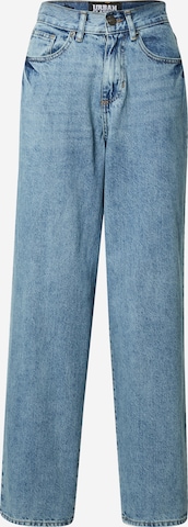 Urban Classics Wide leg Jeans '90´S' in Blauw: voorkant