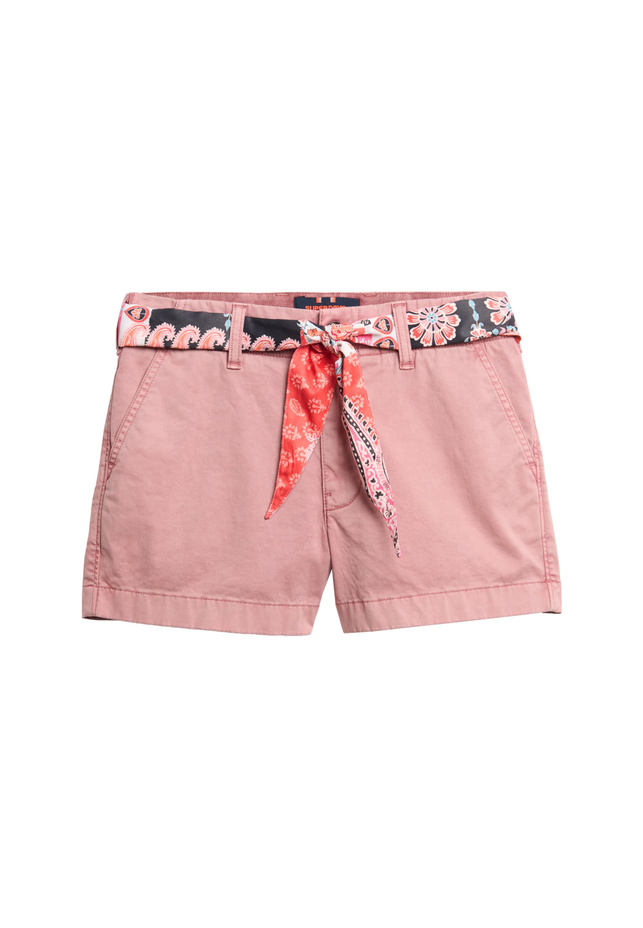 Pantalon chino 'Classic' Superdry & Co en rose : devant
