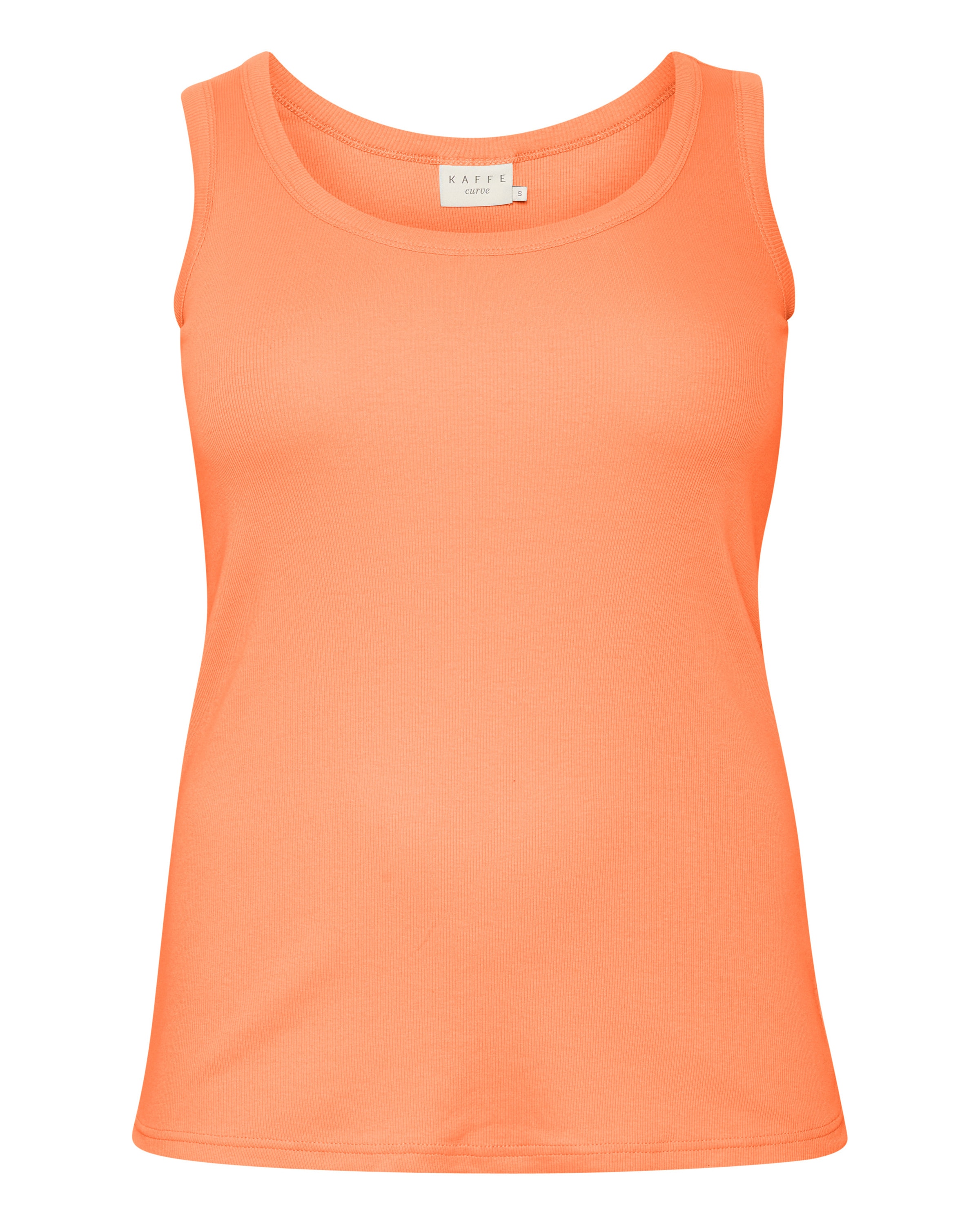 KAFFE CURVE Топ 'Carina' в Оранжевый: спереди