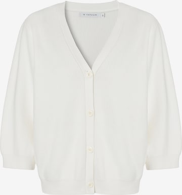 TATUUM Neuletakki 'Lumi' värissä valkoinen: etupuoli