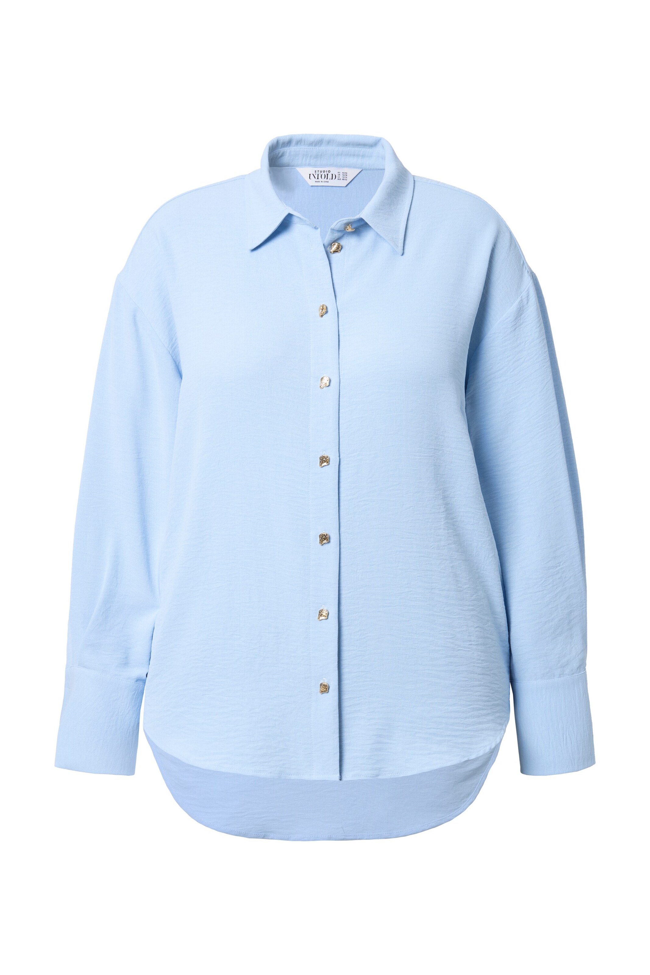 Studio Untold Bluse in Blau: Vorderseite