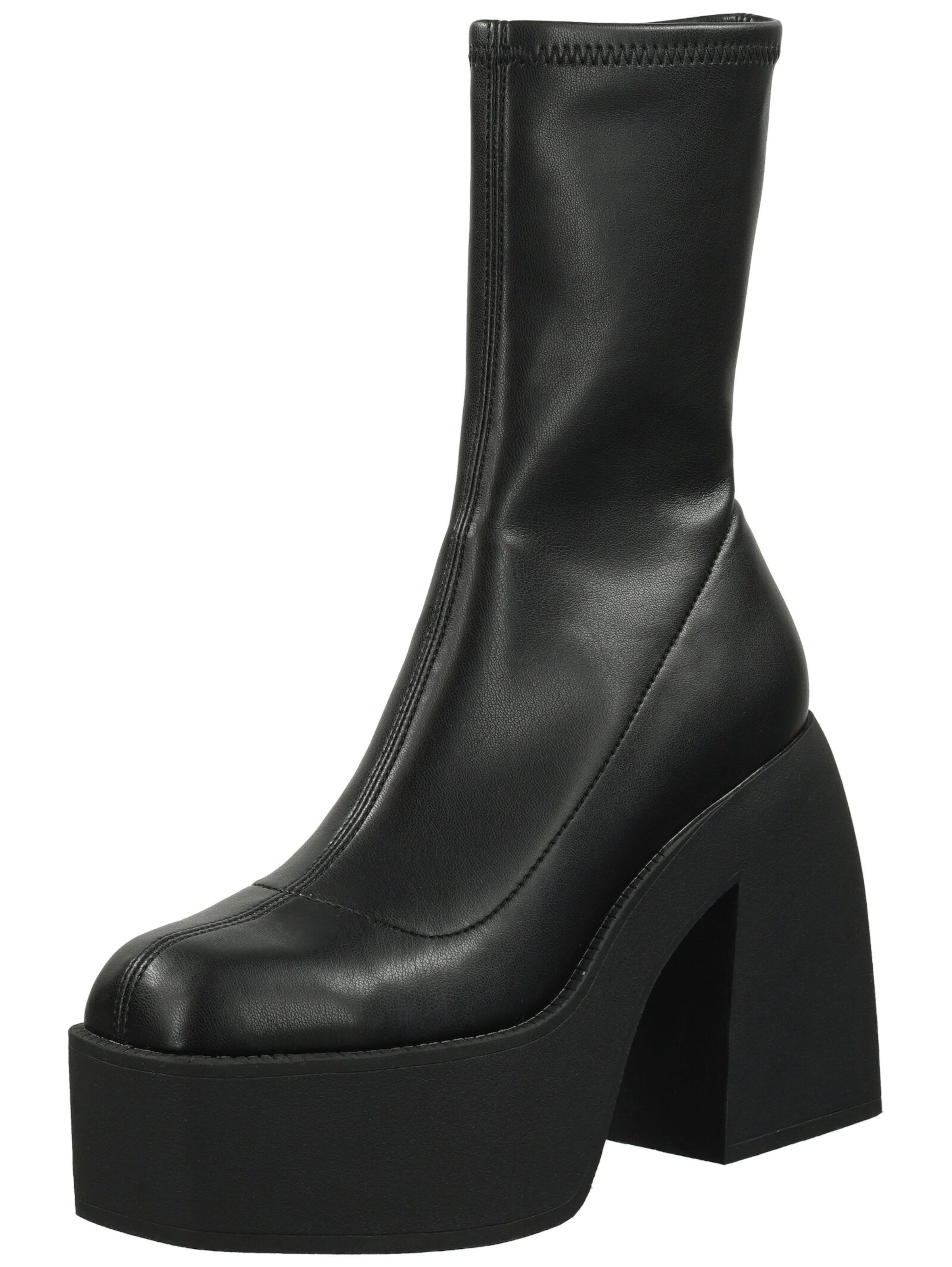 STEVE MADDEN Enkellaarsjes in Zwart: voorkant