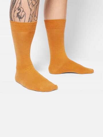 DillySocks Socken in Gelb: Vorderseite