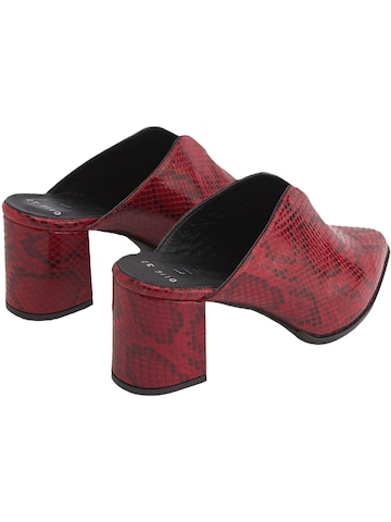Mule 'Rachel' Limoya en rouge