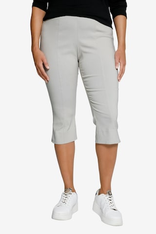 Ulla Popken Slim fit Pants in White: front