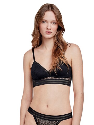 Triangle Soutien-gorge Gisela en noir : devant