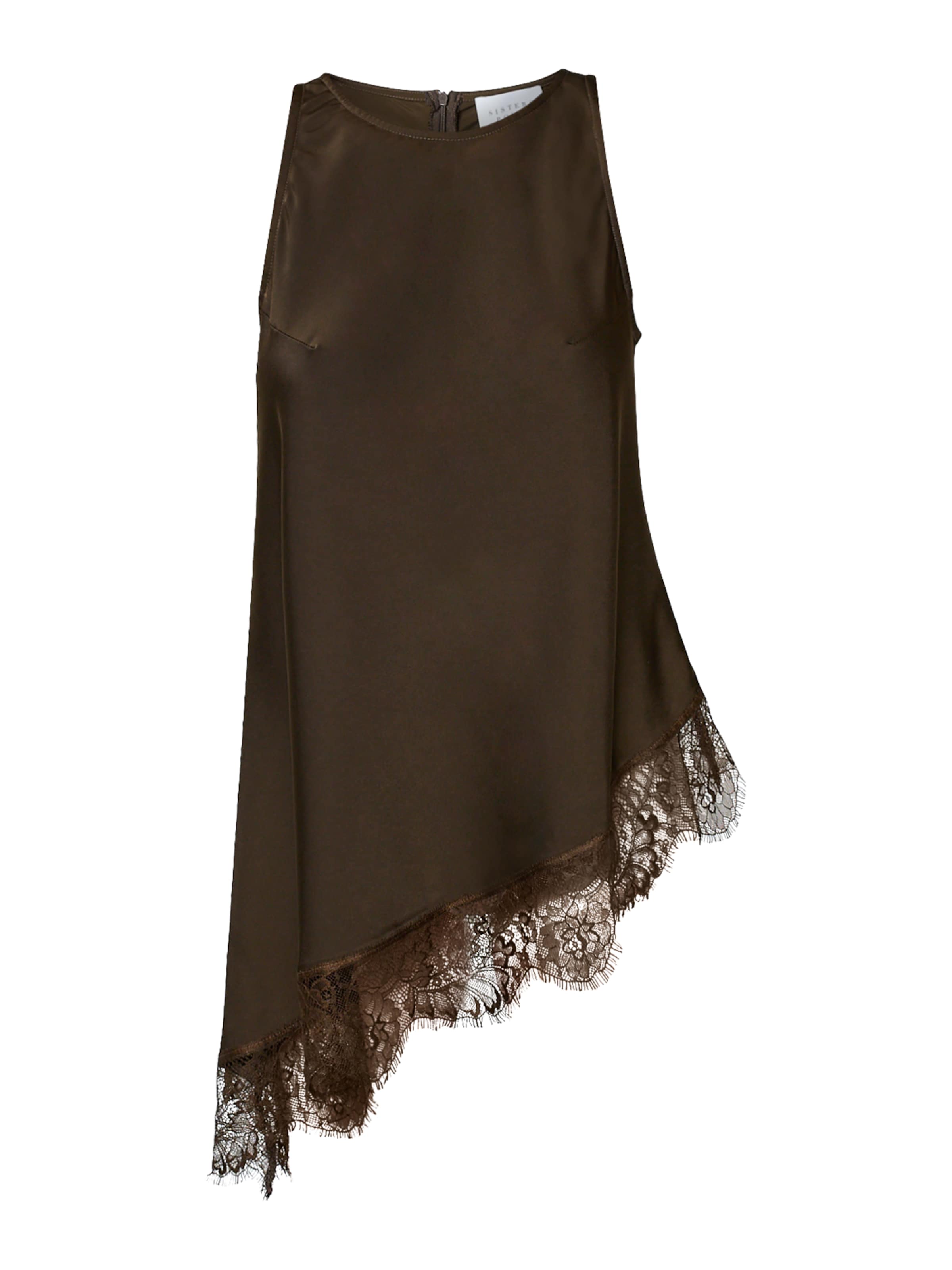 Camicia da donna 'VIOL-TA' di SISTERS POINT in marrone: frontale