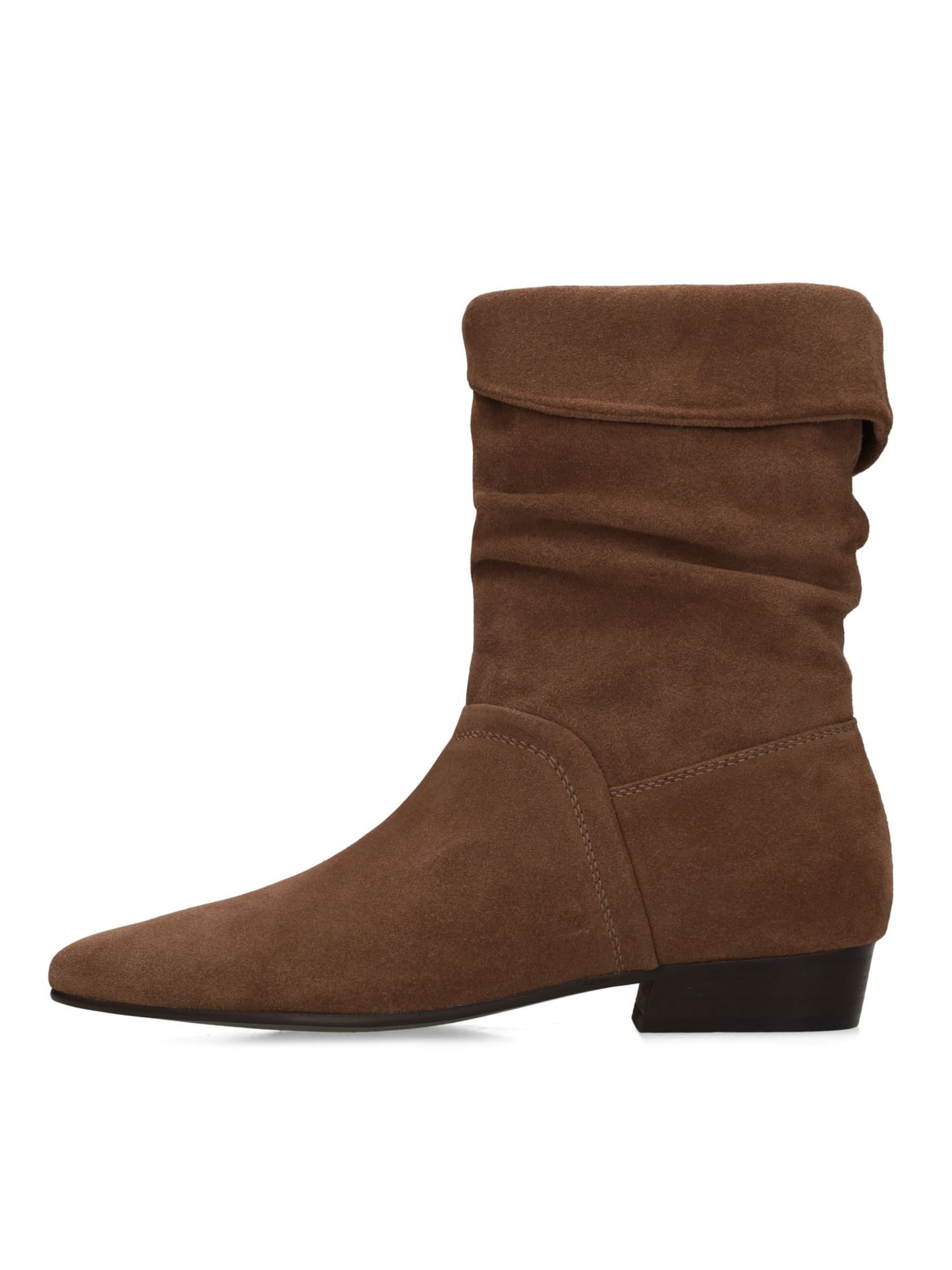 MANFIELD Ankle Boots in Brown