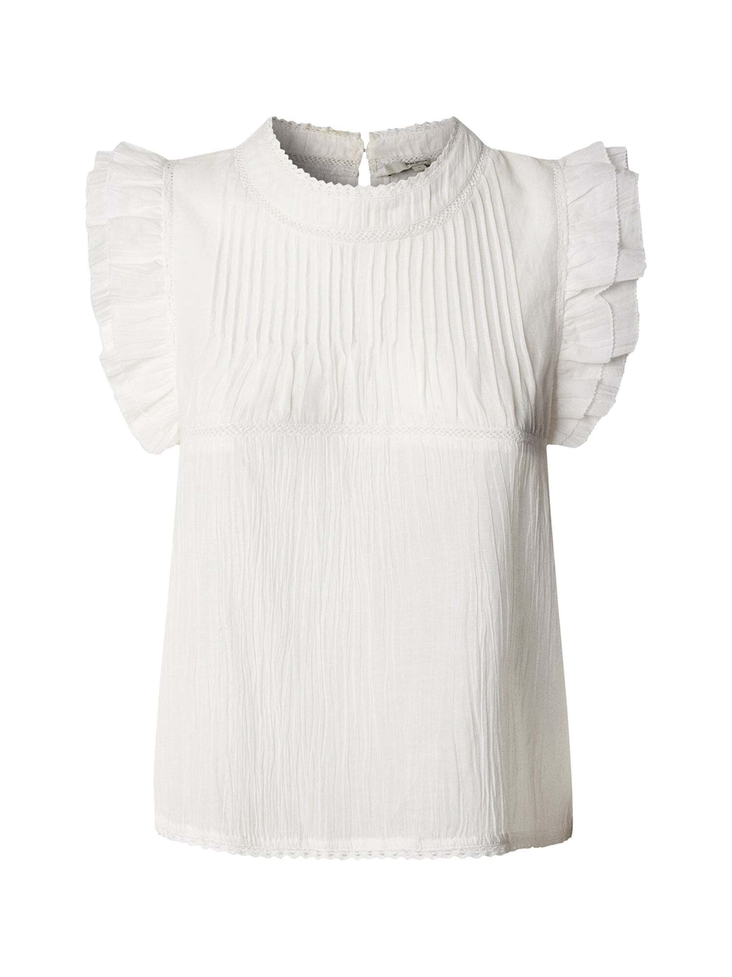 Pepe Jeans Blouse 'Dakota' in Wit: voorkant