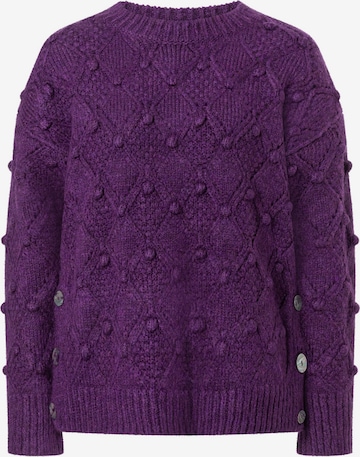 Pull-over MORE & MORE en violet : devant