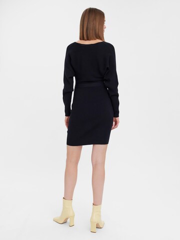 VERO MODA Knitted dress in Black