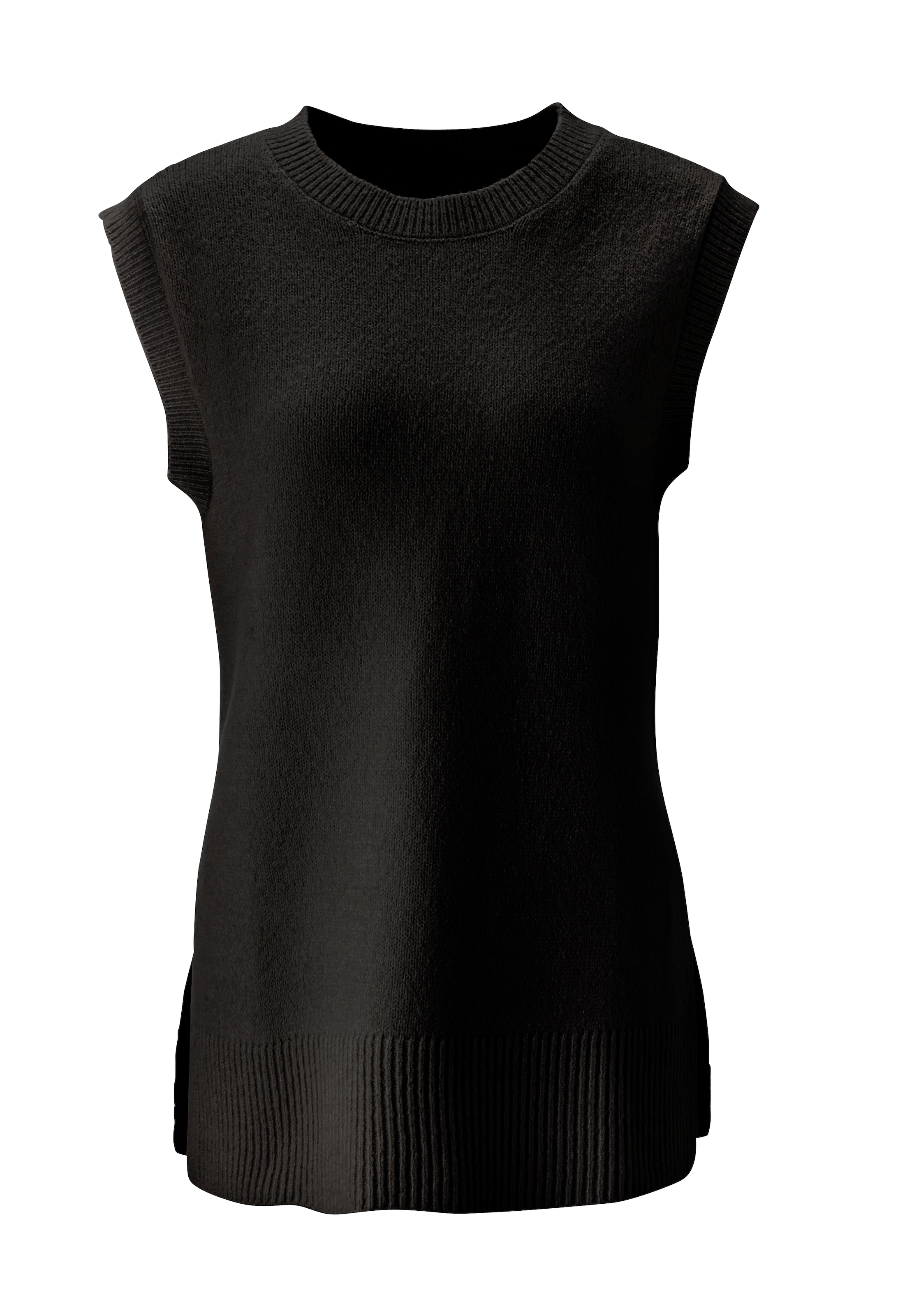 Aniston SELECTED Pullunder in Schwarz: Vorderseite