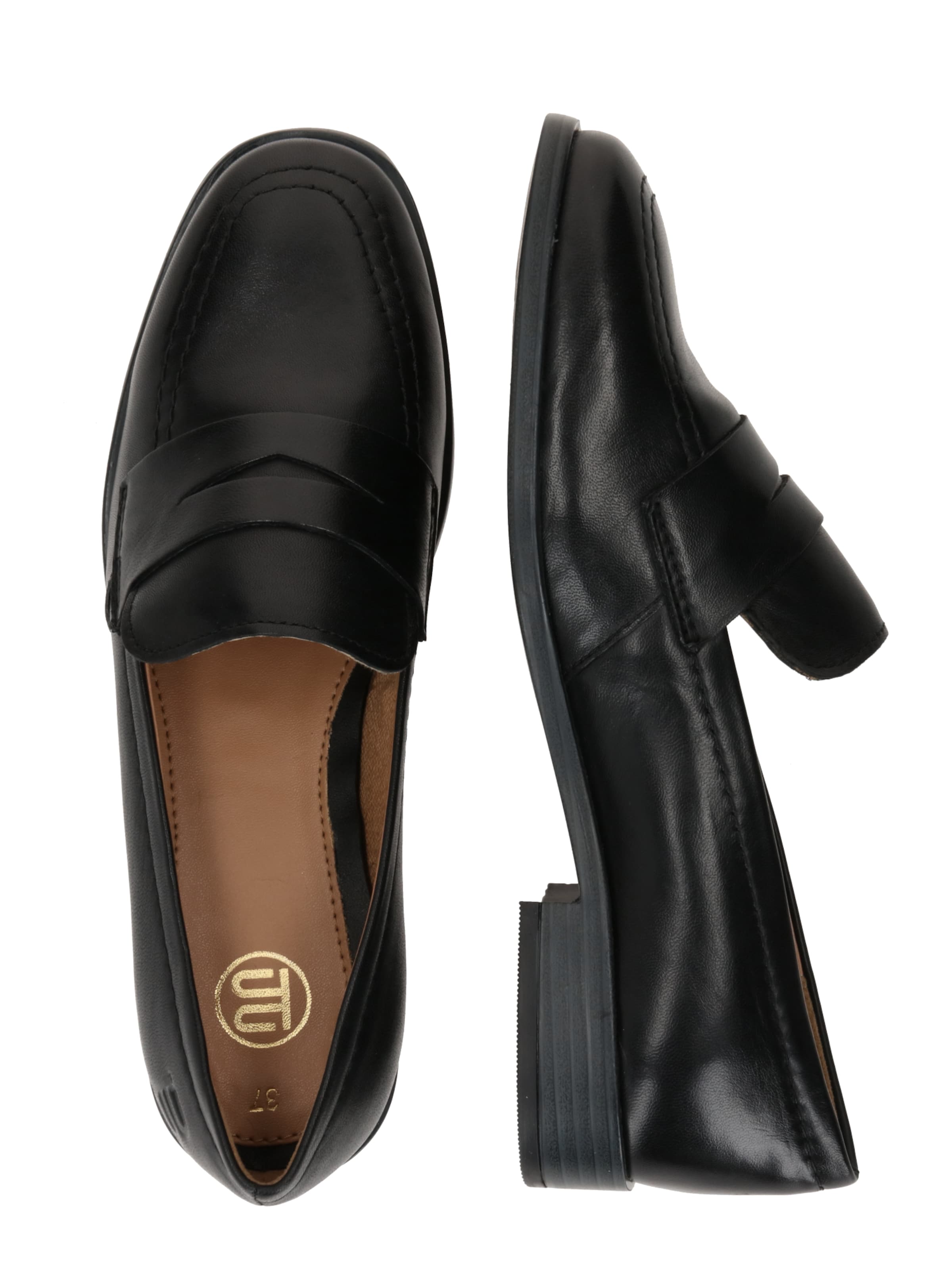 TT. BAGATT Slipper 'Rosalie', värv must