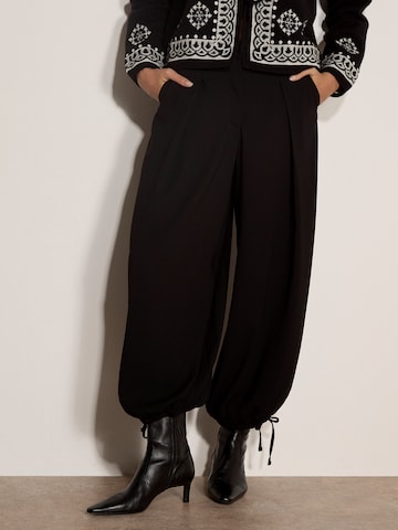 Loosefit Pantalon ' ' Apricot en noir