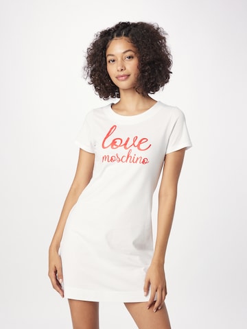 Love Moschino Šaty - biela: predná strana