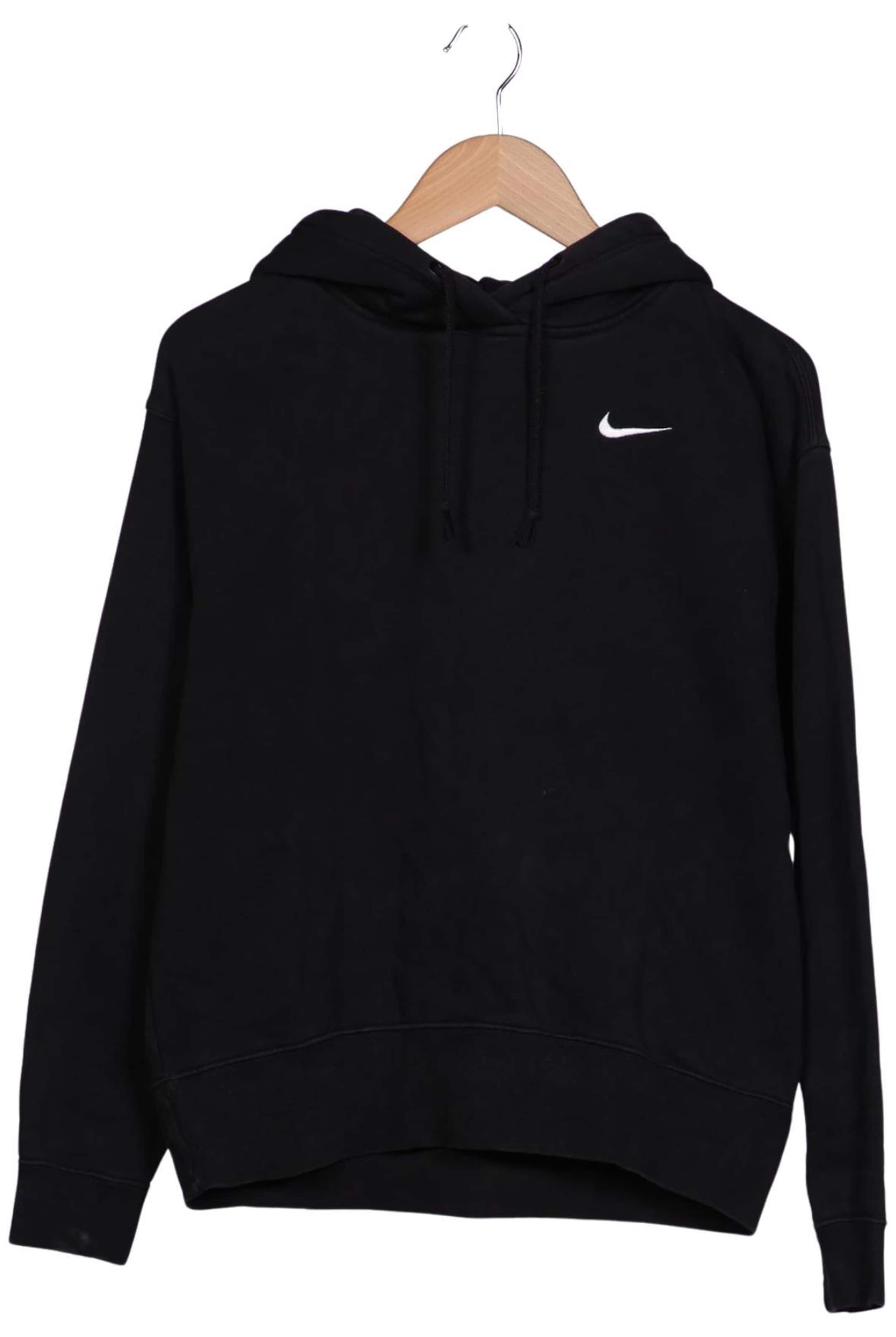 NIKE Sweatshirt & Zip-Up Hoodie in S in Black: front