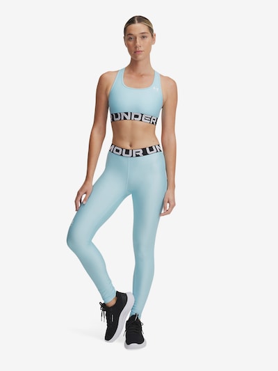UNDER ARMOUR Sportbroek 'Authentics' in de kleur Lichtblauw / Zwart, Productweergave