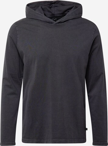 Sweat-shirt QS en gris : devant