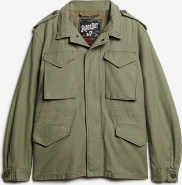 Veste mi-saison Superdry en vert : devant