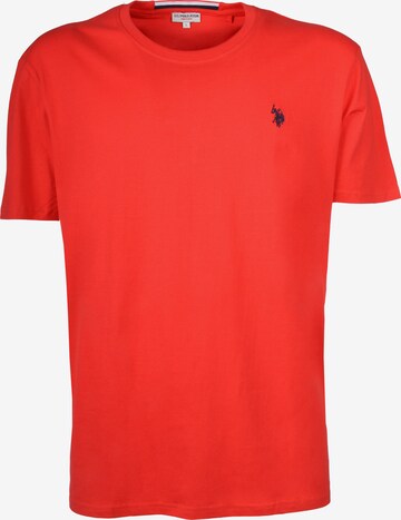 T-Shirt U.S. POLO ASSN. en rouge : devant