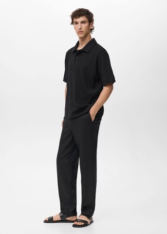 MANGO MAN Shirt 'Alayap' in Black