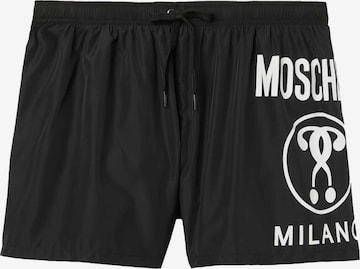 MOSCHINO Board Shorts in Black: front